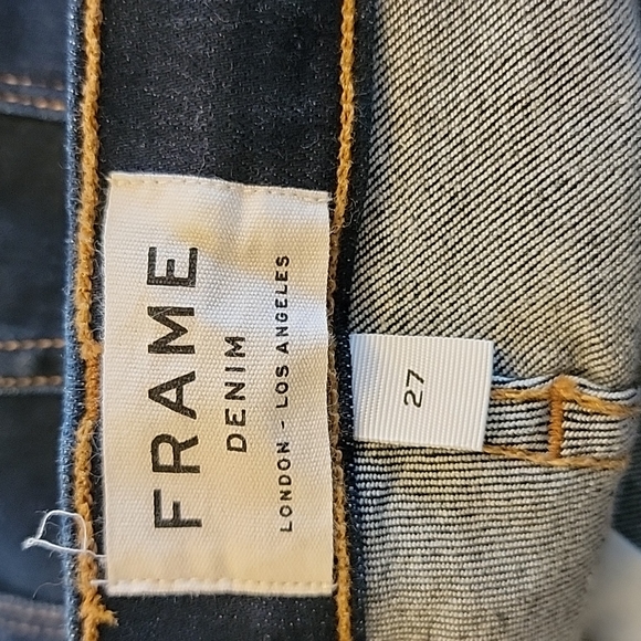 Frame Ali High Rise Cigarette Skinny Jean- 27 - Picture 11 of 13